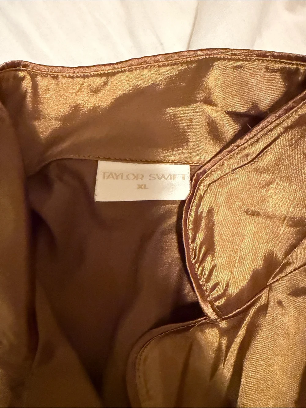 Silk-Feel Gold Satin Pajama Set - Luxurious Women's Sleepwear